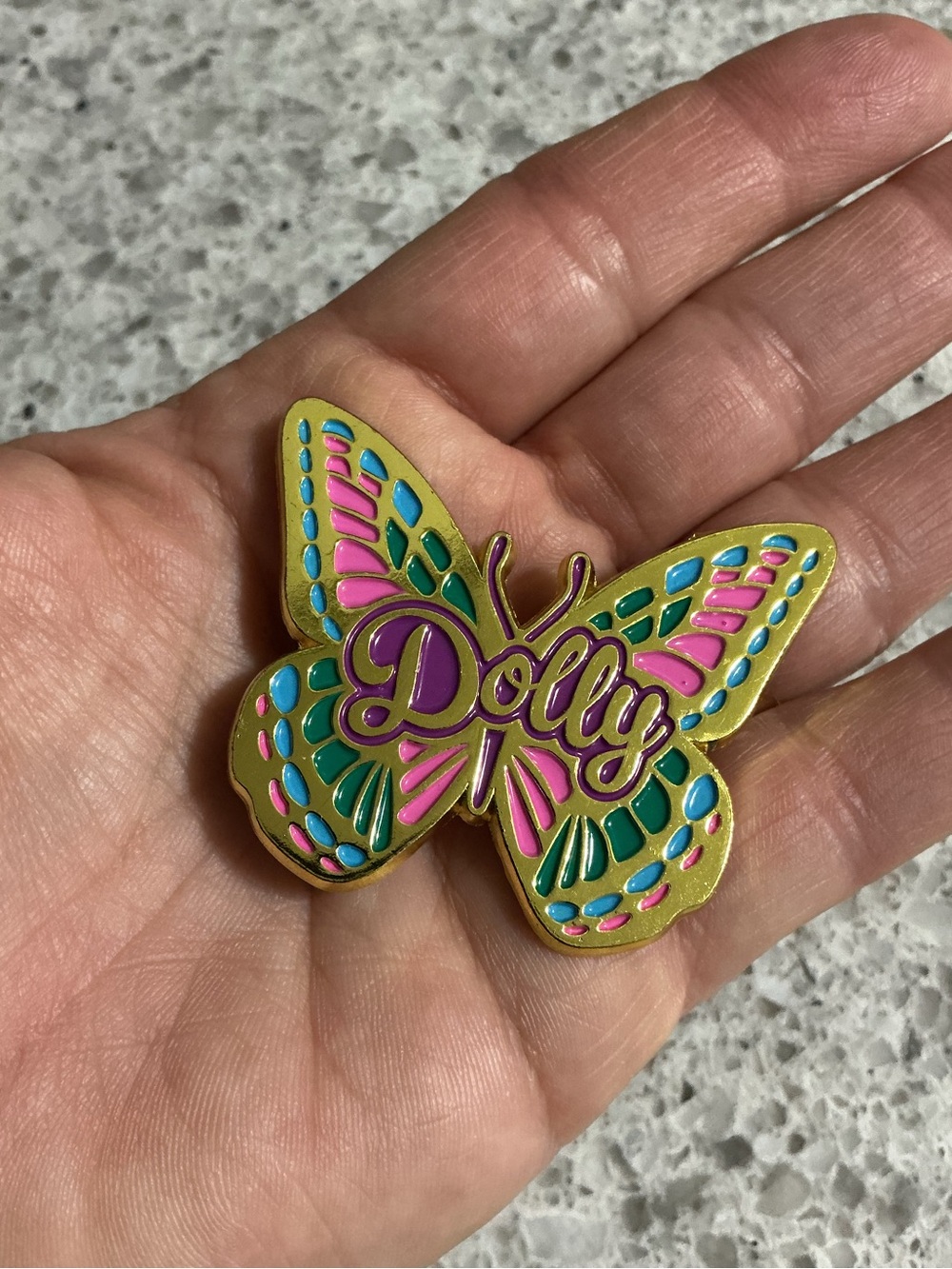 Dolly Butterfly Pin - Picture 4 of 4